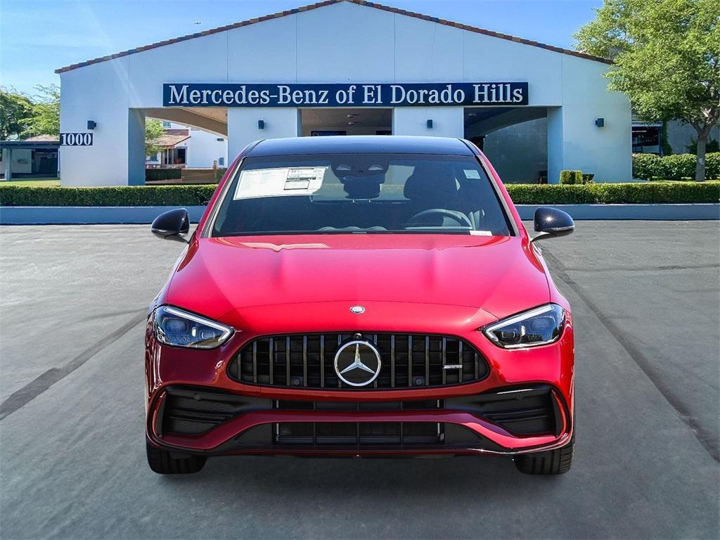 new 2024 Mercedes-Benz AMG C 43 car, priced at $77,720