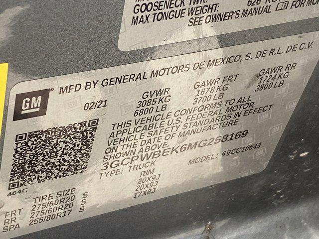 used 2021 Chevrolet Silverado 1500 car, priced at $23,988