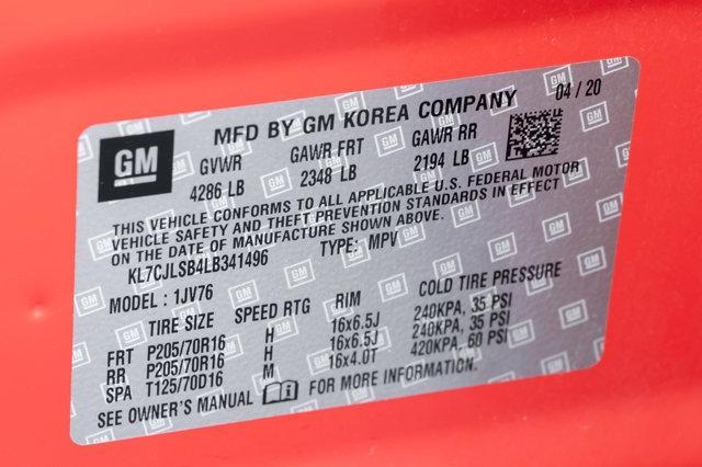 used 2020 Chevrolet Trax car, priced at $11,688