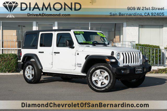 used 2020 Jeep Wrangler Unlimited car, priced at $25,290