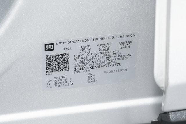 used 2021 Chevrolet Equinox car, priced at $22,185