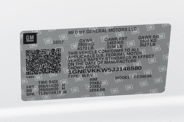 used 2018 Chevrolet Traverse car, priced at $19,688