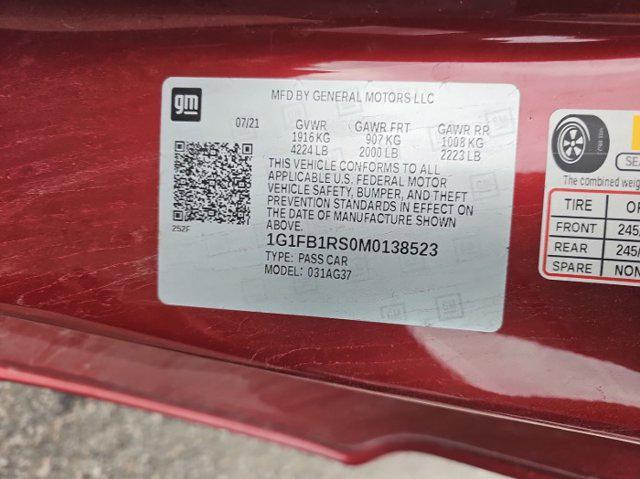 used 2021 Chevrolet Camaro car, priced at $29,998