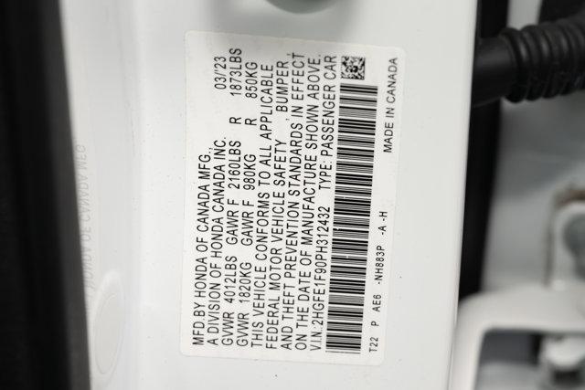 used 2023 Honda Civic car, priced at $26,588