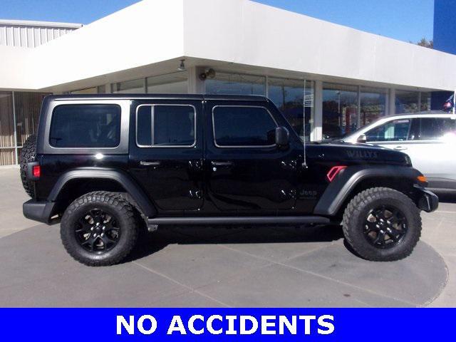 used 2021 Jeep Wrangler Unlimited car, priced at $33,154