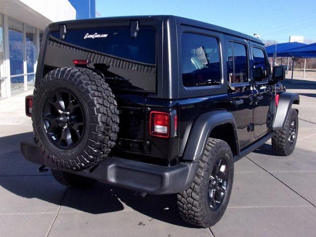 used 2021 Jeep Wrangler Unlimited car, priced at $33,154