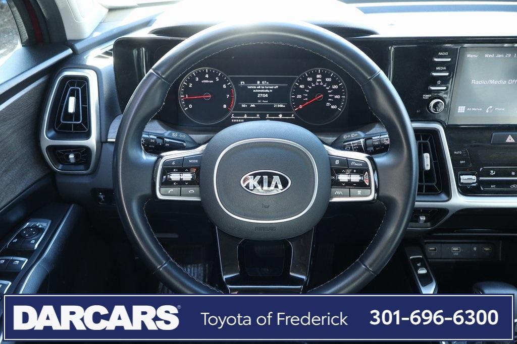 used 2021 Kia Sorento car, priced at $27,640