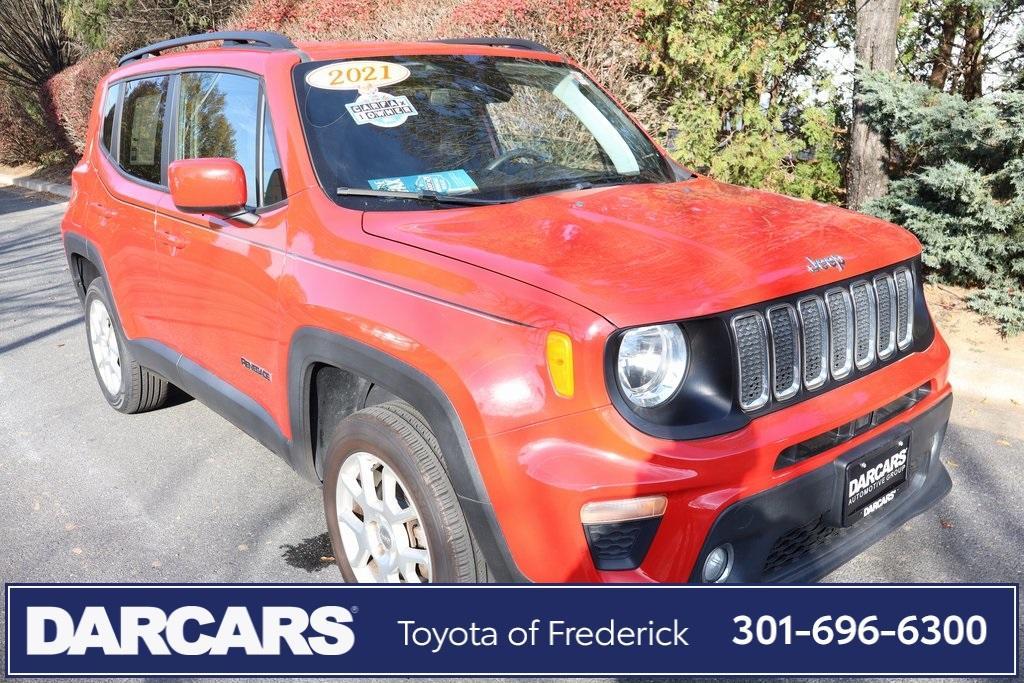 used 2021 Jeep Renegade car, priced at $15,840