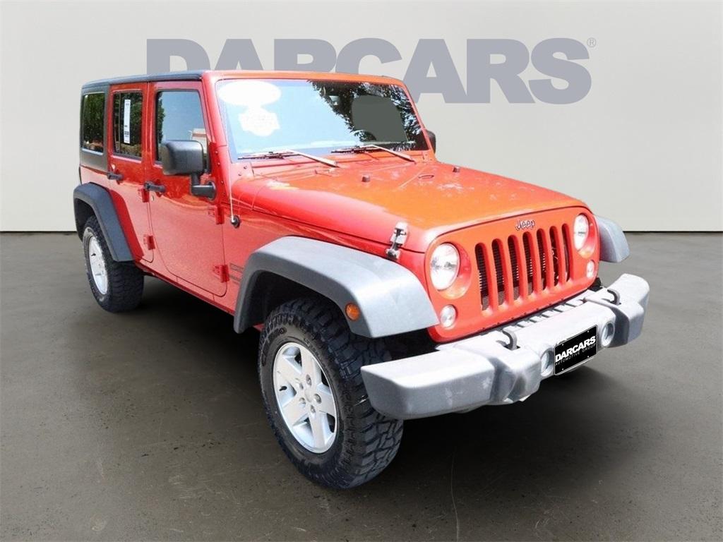 used 2015 Jeep Wrangler Unlimited car, priced at $14,540
