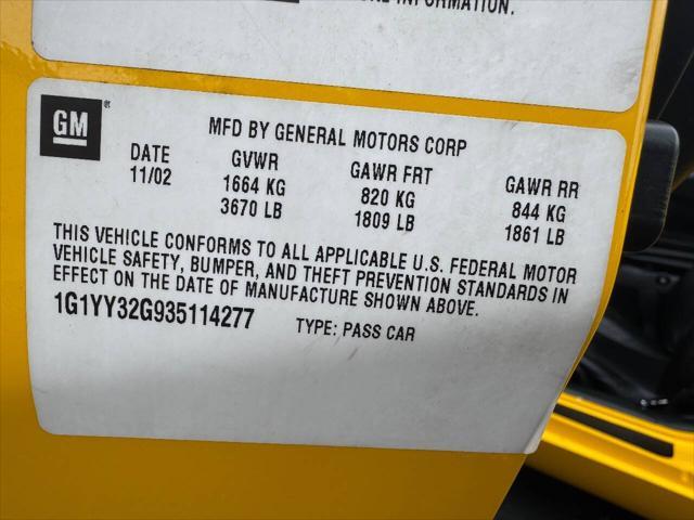 used 2003 Chevrolet Corvette car, priced at $16,995