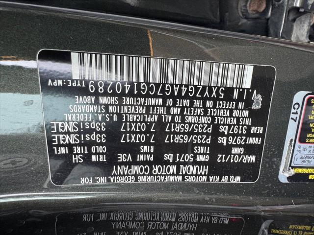 used 2012 Hyundai Santa Fe car, priced at $8,995