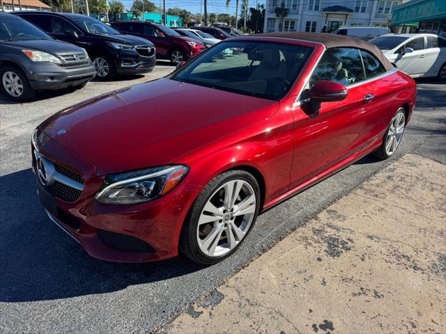 used 2017 Mercedes-Benz C-Class car, priced at $27,900