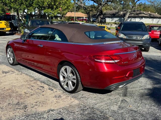 used 2017 Mercedes-Benz C-Class car, priced at $27,900