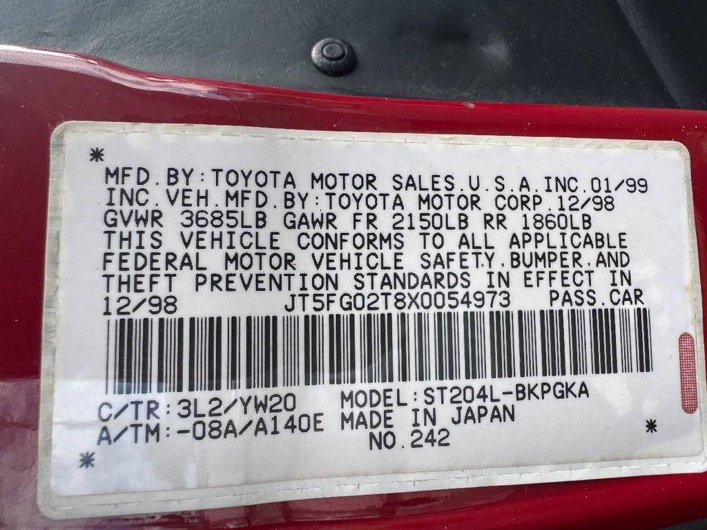 used 1999 Toyota Celica car, priced at $4,995