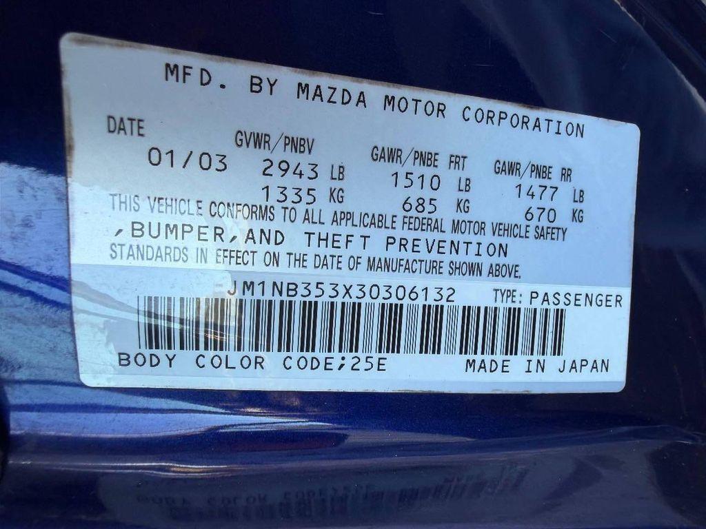 used 2003 Mazda MX-5 Miata car, priced at $8,995