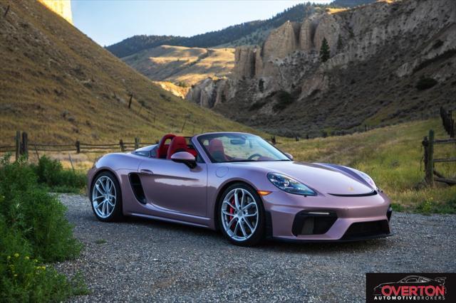 used 2022 Porsche 718 Spyder car, priced at $134,000