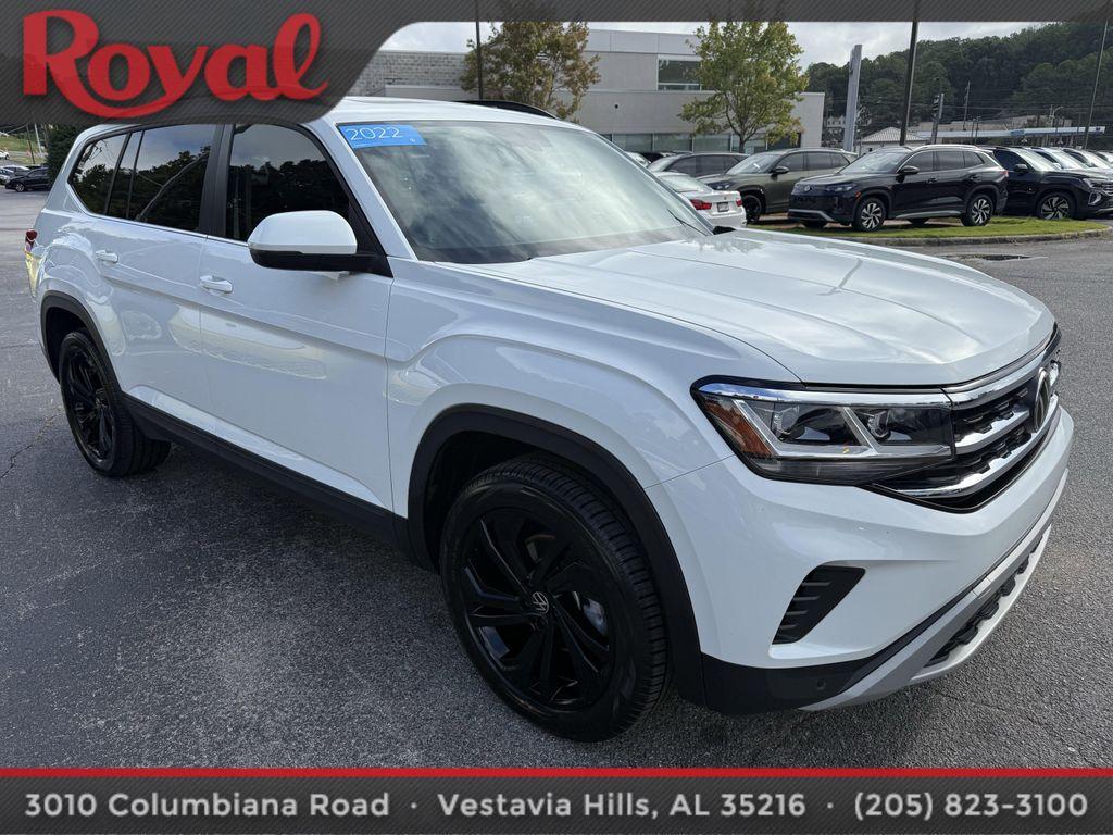 used 2022 Volkswagen Atlas car, priced at $25,740