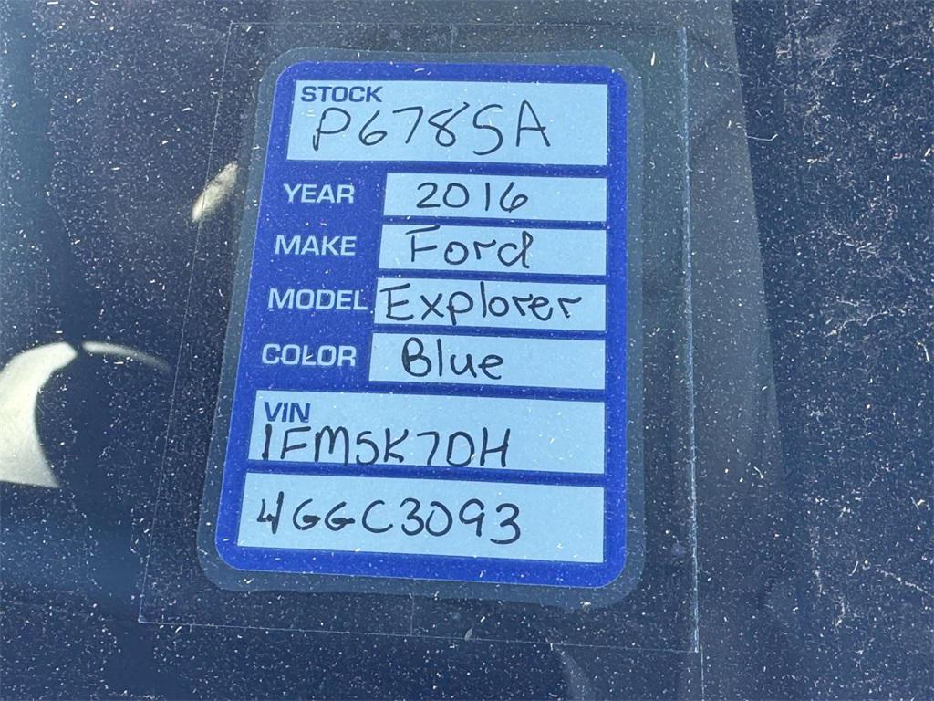 used 2016 Ford Explorer car, priced at $13,994