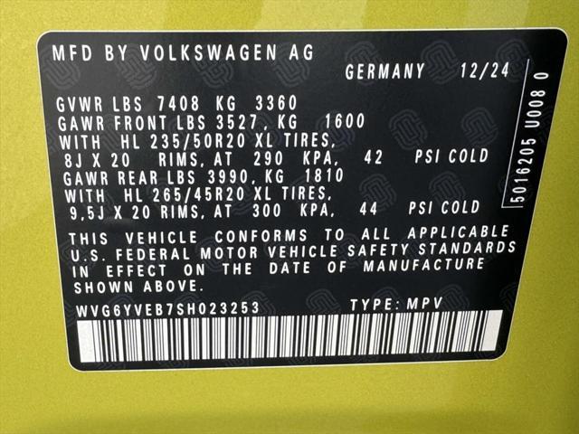new 2025 Volkswagen ID. Buzz car, priced at $68,927