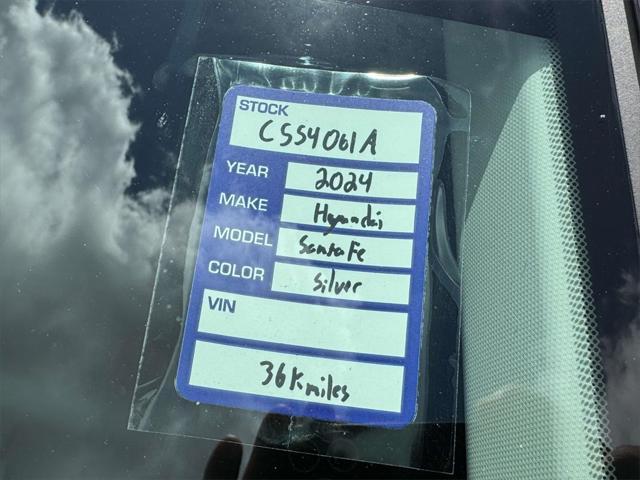 used 2024 Hyundai Santa Fe car, priced at $32,940