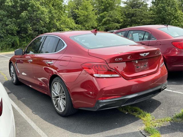 used 2020 Genesis G70 car, priced at $25,595