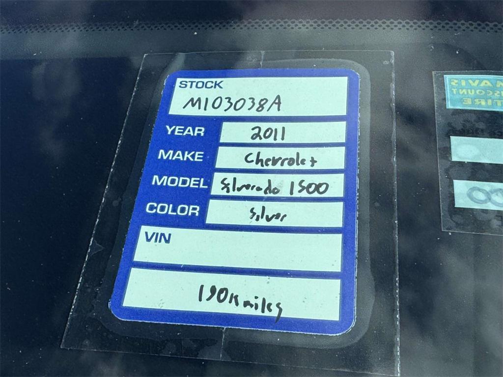 used 2011 Chevrolet Silverado 1500 car, priced at $10,461