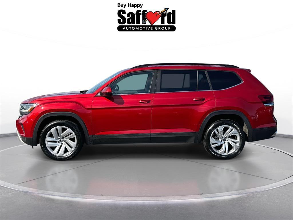 used 2021 Volkswagen Atlas car, priced at $23,806