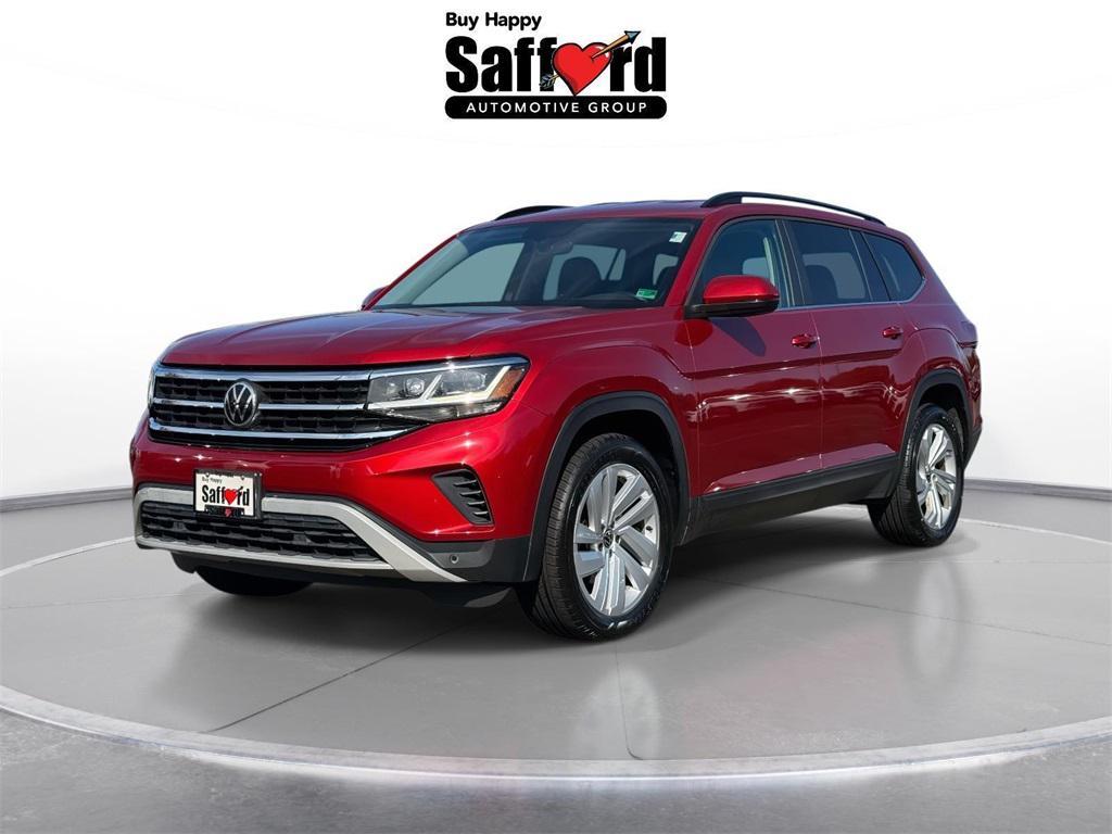 used 2021 Volkswagen Atlas car, priced at $23,806