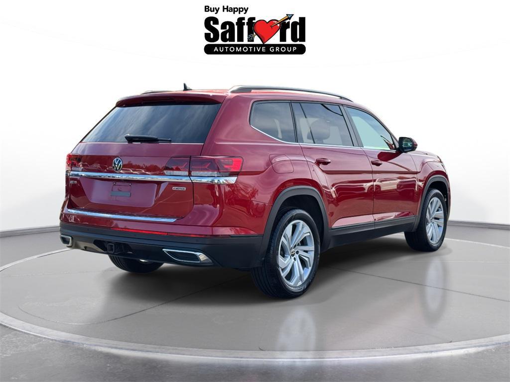 used 2021 Volkswagen Atlas car, priced at $23,806