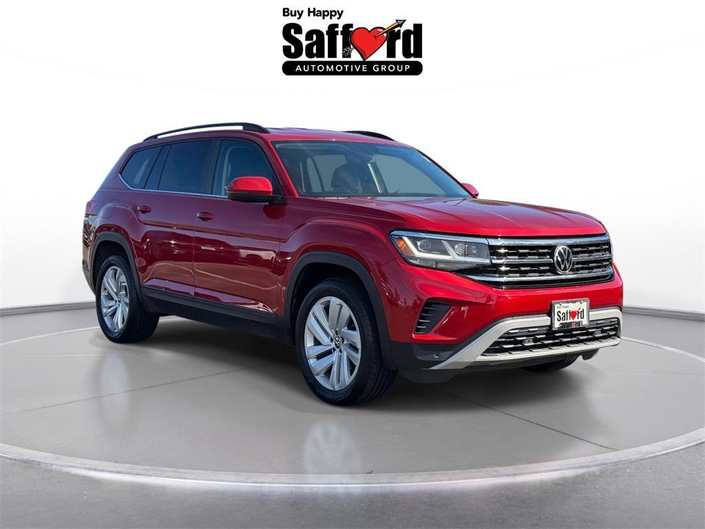 used 2021 Volkswagen Atlas car, priced at $23,806