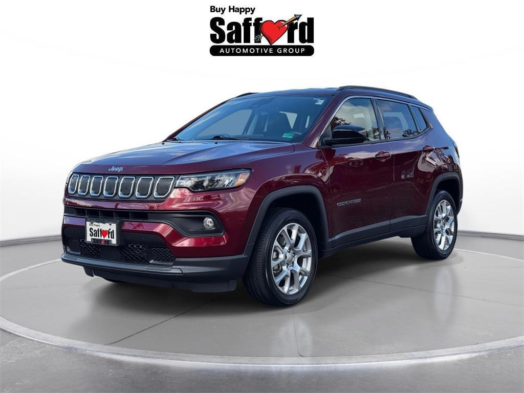 used 2022 Jeep Compass car, priced at $22,537