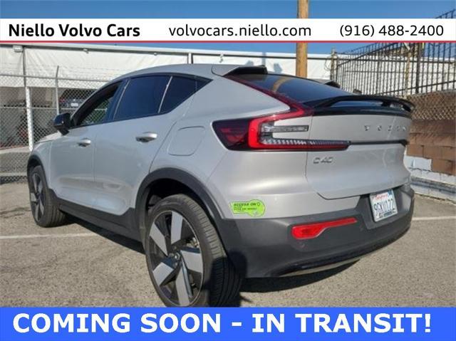 used 2023 Volvo C40 Recharge Pure Electric car, priced at $27,998