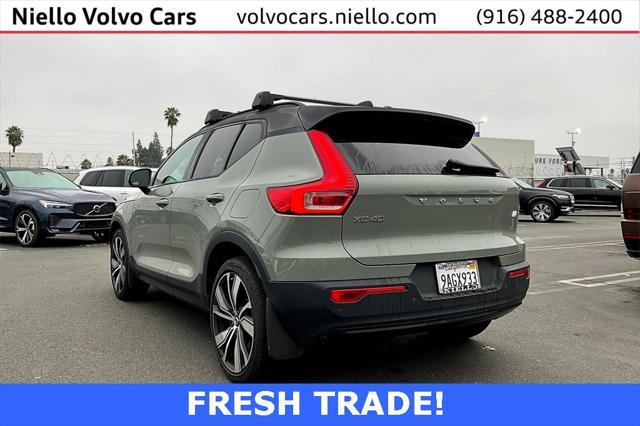 used 2021 Volvo XC40 Recharge Pure Electric car, priced at $30,770