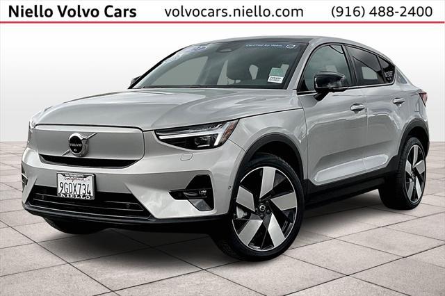 used 2023 Volvo C40 Recharge Pure Electric car, priced at $35,270