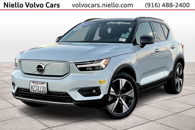 used 2022 Volvo XC40 Recharge Pure Electric car, priced at $31,643