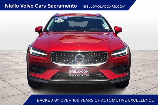 used 2024 Volvo V60 Cross Country car, priced at $43,808