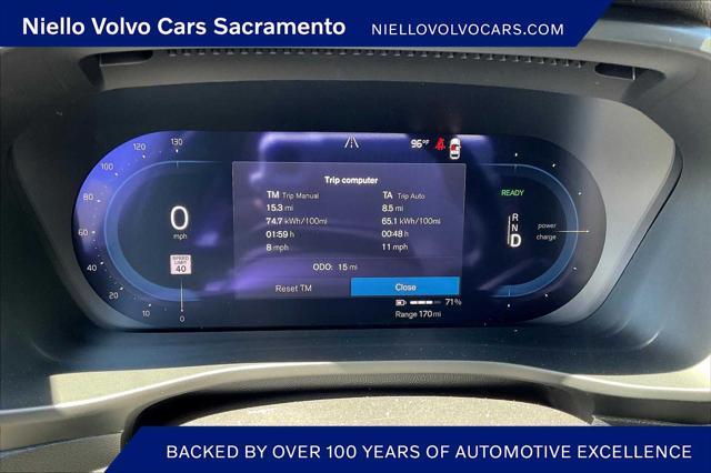 new 2025 Volvo EX40 car, priced at $56,545