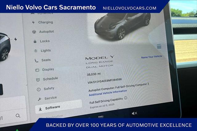 used 2021 Tesla Model Y car, priced at $27,998