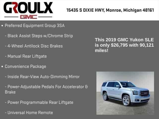 used 2019 GMC Yukon car, priced at $25,995