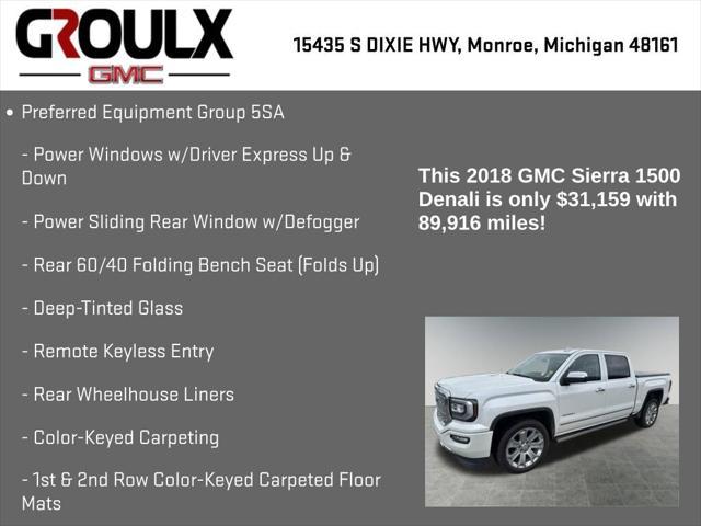 used 2018 GMC Sierra 1500 car, priced at $31,159