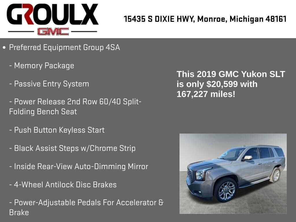 used 2019 GMC Yukon car, priced at $20,599