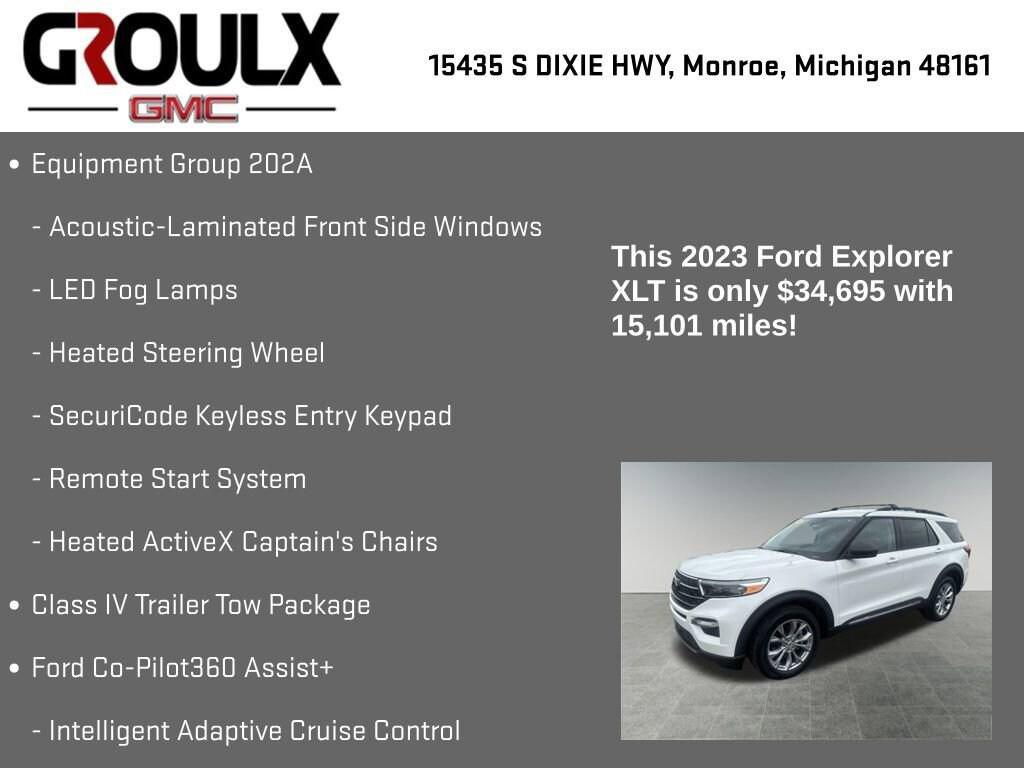 used 2023 Ford Explorer car, priced at $34,690