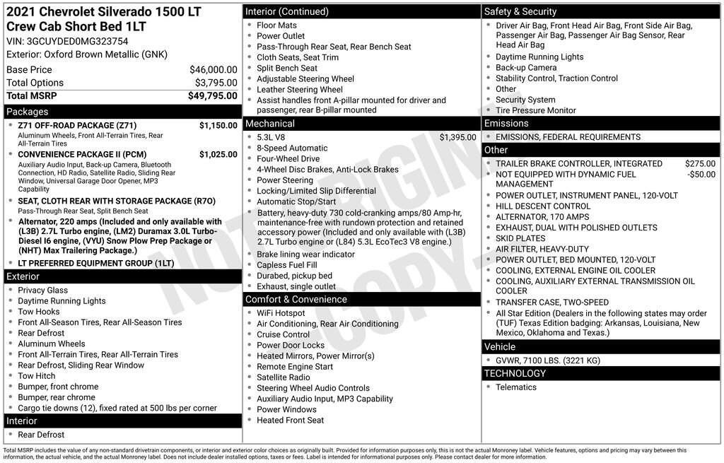 used 2021 Chevrolet Silverado 1500 car, priced at $23,999