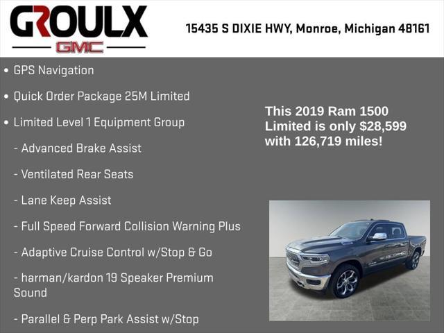 used 2019 Ram 1500 car, priced at $28,599