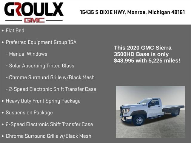 used 2020 GMC Sierra 3500 car, priced at $48,995