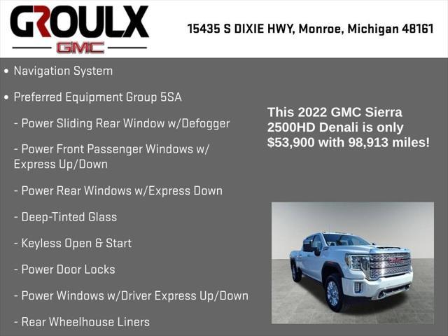 used 2022 GMC Sierra 2500 car, priced at $53,900