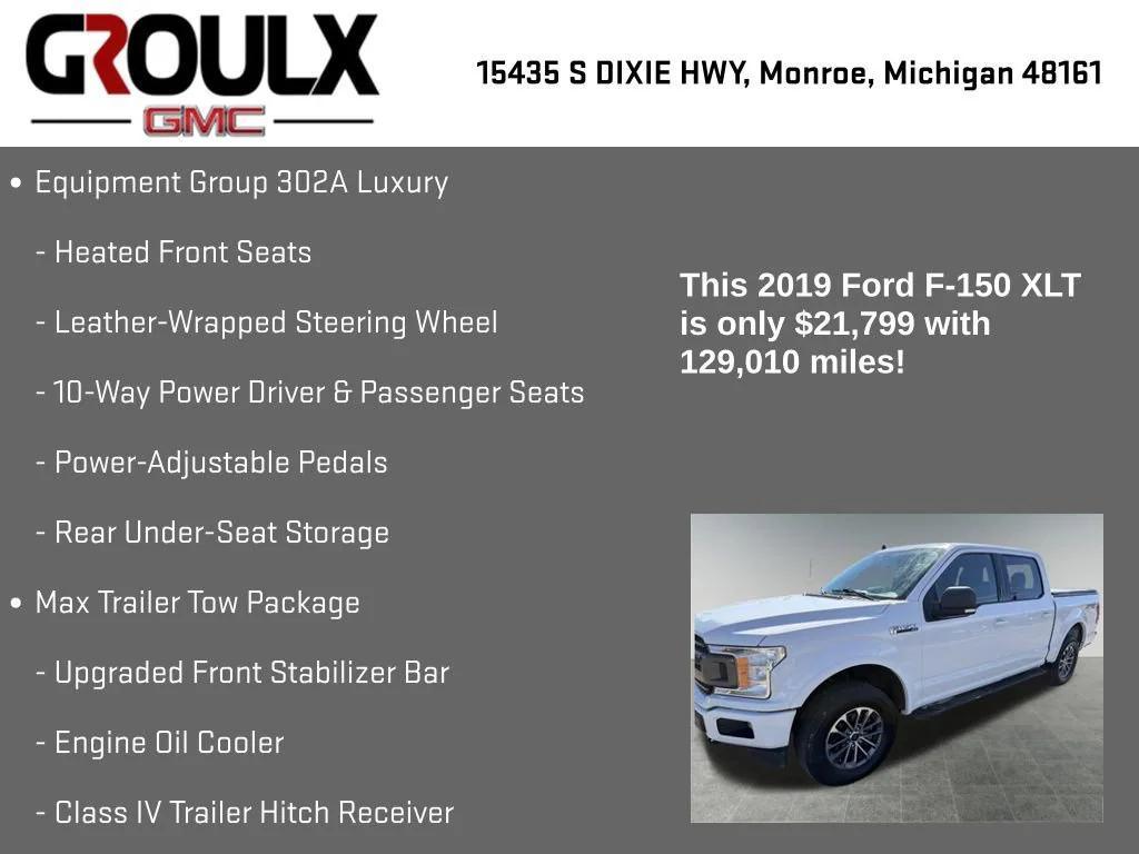 used 2019 Ford F-150 car, priced at $21,299
