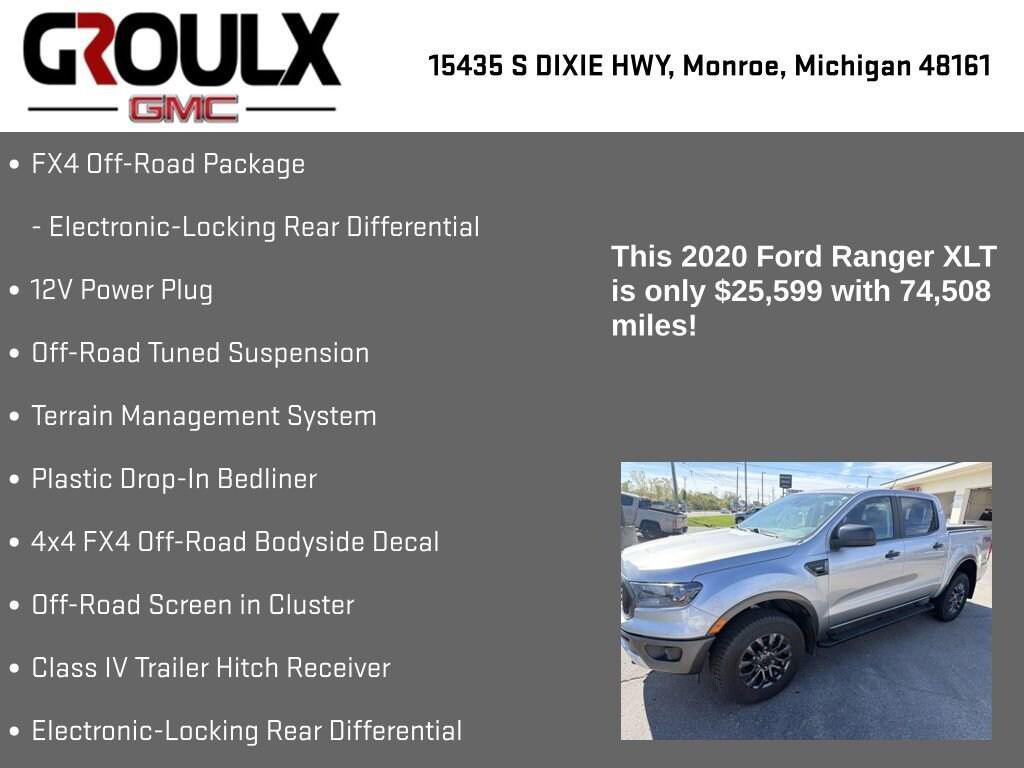 used 2020 Ford Ranger car, priced at $25,199