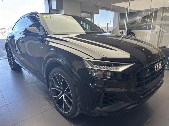 used 2020 Audi Q8 car, priced at $44,000