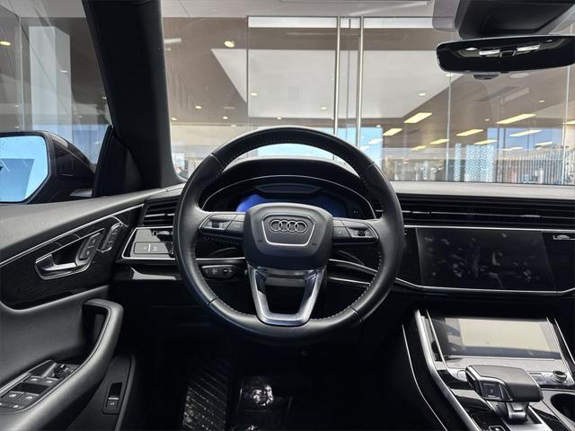 used 2020 Audi Q8 car, priced at $44,000